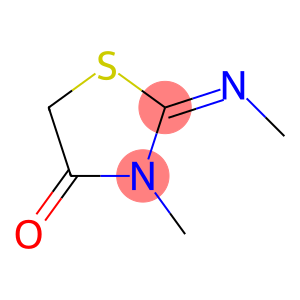 3-Methyl-2-(methylimino)thiazolidin-4-one