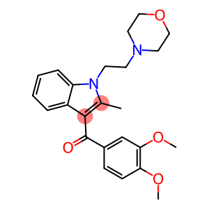 2-Methyl-3-(3,4-dimethoxybenzoyl)-1-(2-morpholinoethyl)-1H-indole