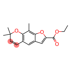 9-Methyl-7,7-dimethyl-7H-furo[3,2-g][1]benzopyran-2-carboxylic acid ethyl ester