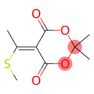 5-[1-(Methylthio)ethylidene]-2,2-dimethyl-1,3-dioxane-4,6-dione