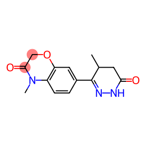 4-Methyl-7-[(1,4,5,6-tetrahydro-4-methyl-6-oxopyridazin)-3-yl]-4H-1,4-benzoxazin-3(2H)-one