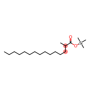 2-Methylpentadecanoic acid trimethylsilyl ester