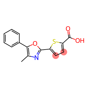 5-(4-Methyl-5-phenyloxazol-2-yl)-2-thiophenecarboxylic acid