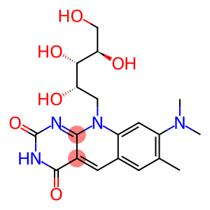 7-Methyl-8-(dimethylamino)-10-[(2S,3S,4R)-2,3,4,5-tetrahydroxypentyl]pyrimido[4,5-b]quinoline-2,4(3H,10H)-dione