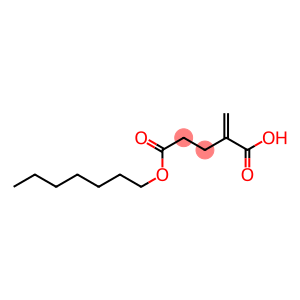 4-Methyleneglutaric acid hydrogen 1-heptyl ester