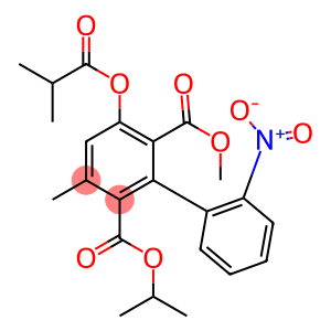 3-Methyl-5-(2-methylpropionyloxy)-6-methoxycarbonyl-2'-nitro-1,1'-biphenyl-2-carboxylic acid isopropyl ester