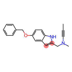 2-[Methyl(1-propynyl)aminomethyl]-5-(benzyloxy)-1H-indole