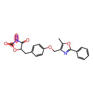 5-[4-[(5-Methyl-2-phenyl-4-oxazolyl)methoxy]benzyl]oxazolidine-2,4-dione