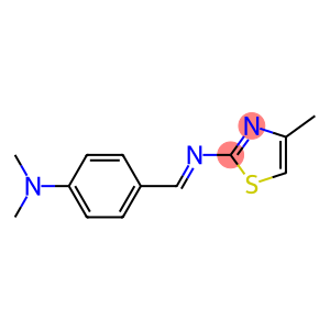 4-Methyl-2-[[4-(dimethylamino)benzylidene]amino]thiazole