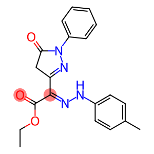 2-[2-(4-Methylphenyl)hydrazono]-2-[(4,5-dihydro-5-oxo-1-phenyl-1H-pyrazole)-3-yl]acetic acid ethyl ester