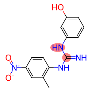 1-(2-Methyl-4-nitrophenyl)-3-[3-hydroxyphenyl]guanidine