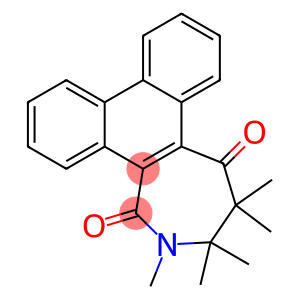 2-Methyl-2,3-dihydro-3-methyl-3-methyl-4-methyl-4-methyl-1H-phenanthro[9,10-c]azepine-1,5(4H)-dione