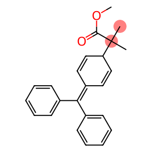 2-Methyl-2-(4-benzhydrylidene-2,5-cyclohexadienyl)propionic acid methyl ester