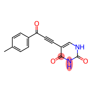 5-[3-Oxo-3-(4-methylphenyl)-1-propynyl]pyrimidine-2,4(1H,3H)-dione