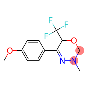 3,6-Dihydro-3-methyl-5-(p-methoxyphenyl)-6-trifluoromethyl-2H-1,3,4-oxadiazine