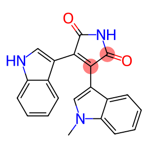 3-(1-Methyl-1H-indole-3-yl)-4-(1H-indole-3-yl)-3-pyrroline-2,5-dione