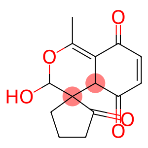 1-Methyl-3-hydroxy-4,4a-dihydrospiro[3H-2-benzopyran-4,1'-cyclopentane]-2',5,8-trione