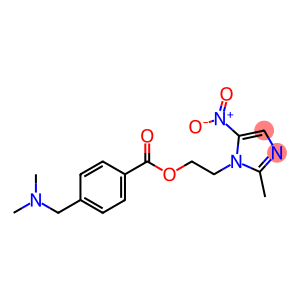 2-Methyl-5-nitro-1H-imidazole-1-ethanol 4-(dimethylaminomethyl)-benzoate