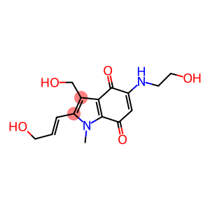 1-Methyl-2-(3-hydroxy-1-propenyl)-3-(hydroxymethyl)-5-(2-hydroxyethylamino)-1H-indole-4,7-dione