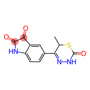 5-[(6-Methyl-2-oxo-3,6-dihydro-2H-1,3,4-thiadiazin)-5-yl]-1H-indole-2,3-dione