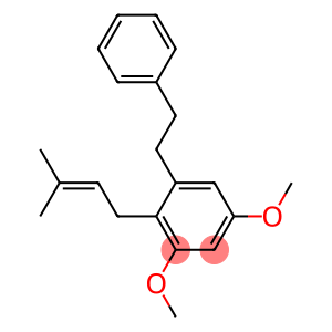 4-(3-Methyl-2-butenyl)-5-(2-phenylethyl)-1,3-dimethoxybenzene