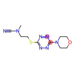 6-[[2-(Methylcyanoamino)ethyl]thio]-3-morpholino-1,2,4,5-tetrazine