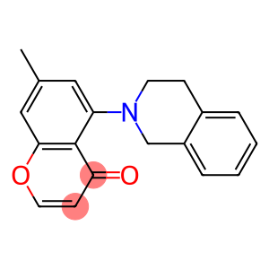 7-Methyl-5-[(1,2,3,4-tetrahydroisoquinolin)-2-yl]-4H-1-benzopyran-4-one