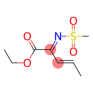 2-(Methylsulfonylimino)-3-pentenoic acid ethyl ester