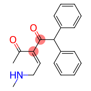 3-(2-Methylaminoethylidene)-1,1-diphenylpentane-2,4-dione