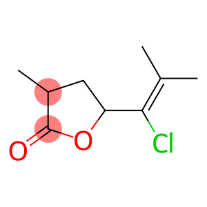 5-(2-Methyl-1-chloro 1-propenyl)dihydro-3-methylfuran-2(3H)-one