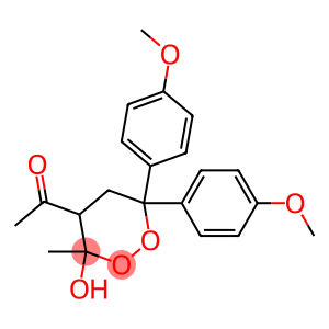 3-Methyl-4-acetyl-6,6-bis(4-methoxyphenyl)-1,2-dioxane-3-ol