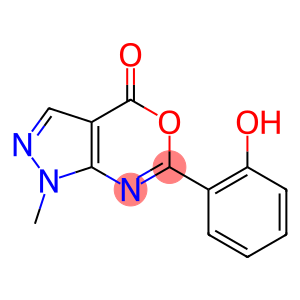 1-Methyl-6-(2-hydroxyphenyl)pyrazolo[3,4-d][1,3]oxazin-4(1H)-one