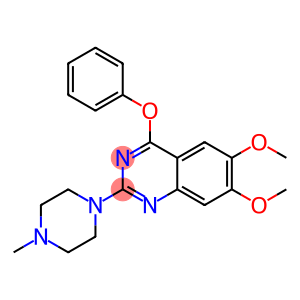 2-[4-Methyl-1-piperazinyl]-4-(phenoxy)-6,7-dimethoxyquinazoline