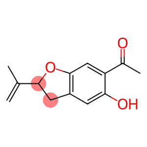 2-(1-Methylethenyl)-5-hydroxy-6-acetyl-2,3-dihydrobenzofuran