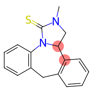 2-Methyl-1,2,9,13b-tetrahydro-3H-dibenz[c,f]imidazo[1,5-a]azepine-3-thione