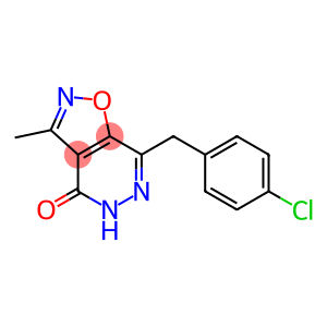 3-Methyl-7-(4-chlorobenzyl)isoxazolo[4,5-d]pyridazin-4(5H)-one