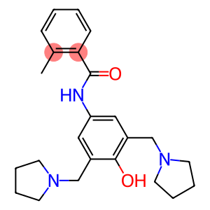 2-Methyl-N-[3,5-bis(1-pyrrolidinylmethyl)-4-hydroxyphenyl]benzamide