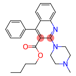 2-(4-Methyl-1-piperazinyl)-4-phenylquinoline-3-carboxylic acid butyl ester