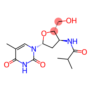 5-Methyl-3'-[isobutyrylamino]-2',3'-dideoxyuridine