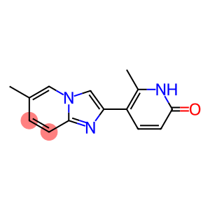 2-[(6-Methyl-1,2-dihydro-2-oxopyridin)-5-yl]-6-methylimidazo[1,2-a]pyridine