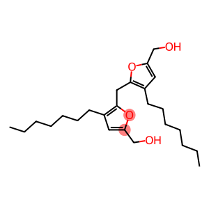 5,5'-Methylenebis(4-heptylfuran-2-methanol)