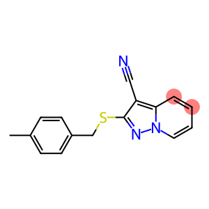 2-[[(4-Methylphenyl)methyl]thio]-pyrazolo[1,5-a]pyridine-3-carbonitrile