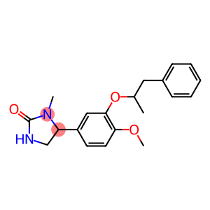 3-Methyl-4-[3-(1-methyl-2-phenylethyloxy)-4-methoxyphenyl]-2-imidazolidone