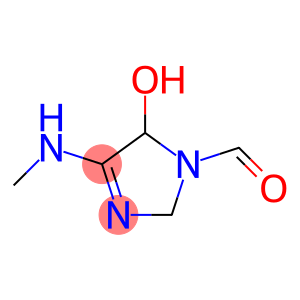 4-(Methylamino)-2,5-dihydro-5-hydroxy-1H-imidazole-1-carbaldehyde