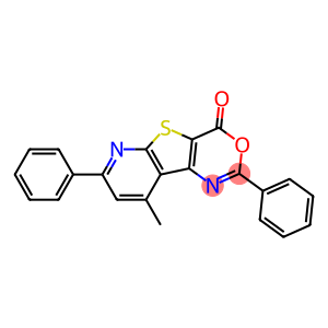 9-Methyl-2,7-diphenyl-4H-pyrido[3',2':4,5]thieno[3,2-d][1,3]oxazin-4-one