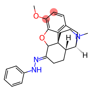 17-Methyl-3-methoxy-4,5-epoxymorphinan-6-one phenyl hydrazone