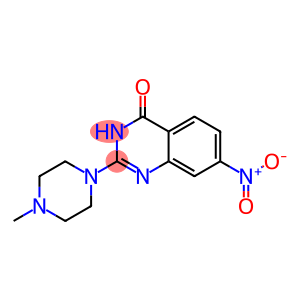 2-[4-Methyl-1-piperazinyl]-7-nitroquinazolin-4(3H)-one