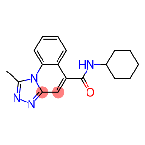 1-Methyl-N-cyclohexyl[1,2,4]triazolo[4,3-a]quinoline-5-carboxamide