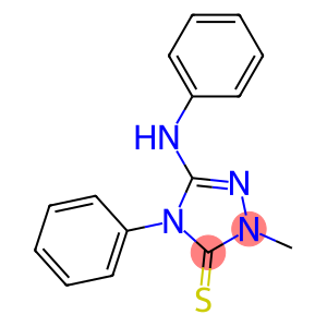 2-Methyl-4-phenyl-5-(phenylamino)-4H-1,2,4-triazole-3(2H)-thione