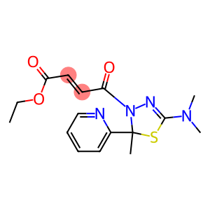 4-[[2-Methyl-2-(2-pyridinyl)-5-dimethylamino-2,3-dihydro-1,3,4-thiadiazol]-3-yl]-4-oxo-2-butenoic acid ethyl ester